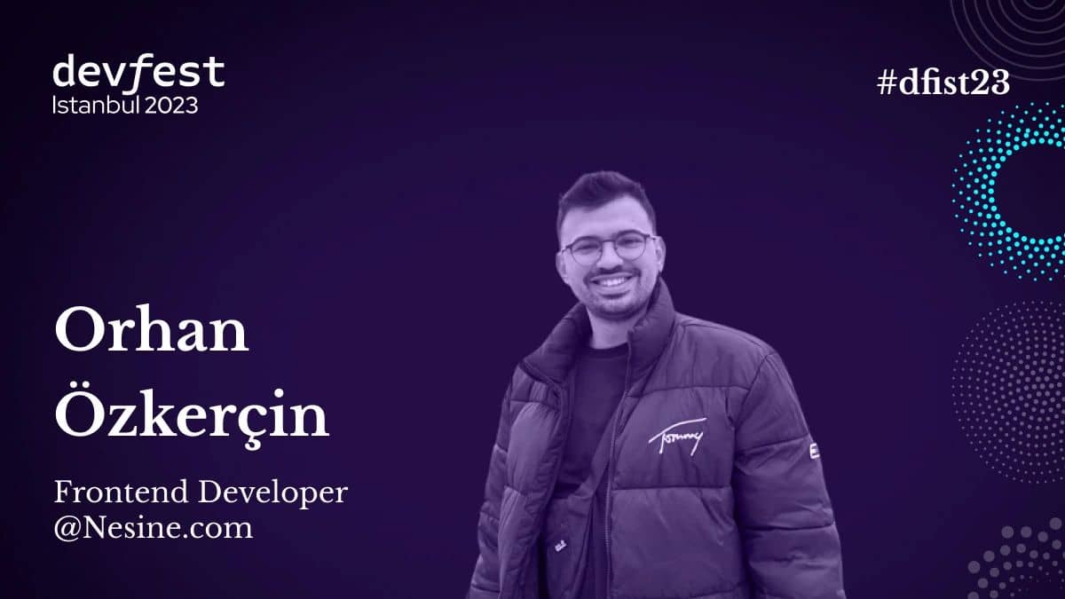 Talk poster: DevFest Istanbul