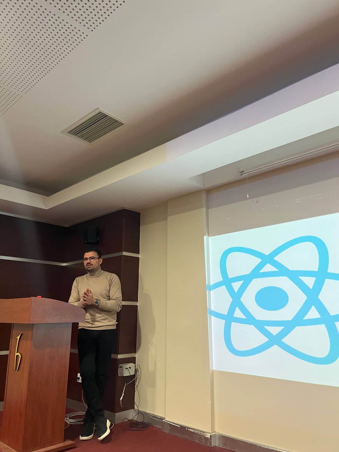 On stage at DevFest Ankara
