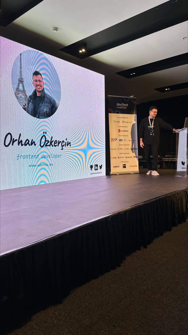 Speaking at DevFest Istanbul